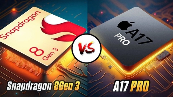 Chip Snapdragon 8 Gen 3 và A17 Pro đối đầu trong các tác vụ nặng
