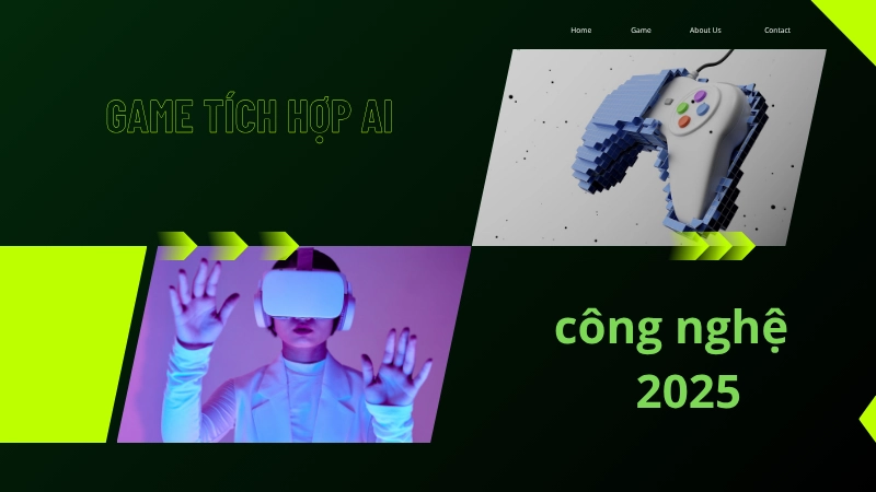  Giao diện game tích hợp AI, tương tác với người chơi 