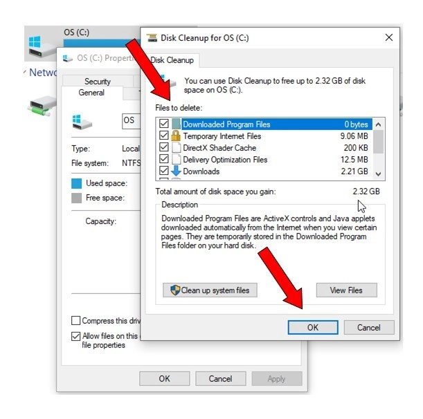 Giải phóng dung lượng hàng tuần để bảo trì PC