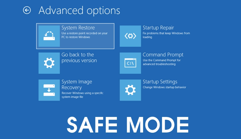 Chế độ an toàn là công cụ chẩn đoán lỗi Windows hiệu quả.