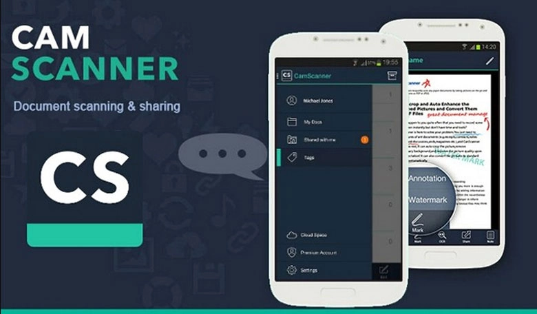  CamScanner ứng dụng giúp biến điện thoại trở thành máy quét cầm tay phục vụ cho việc quét, scan tài liệu, văn bản, giấy tờ