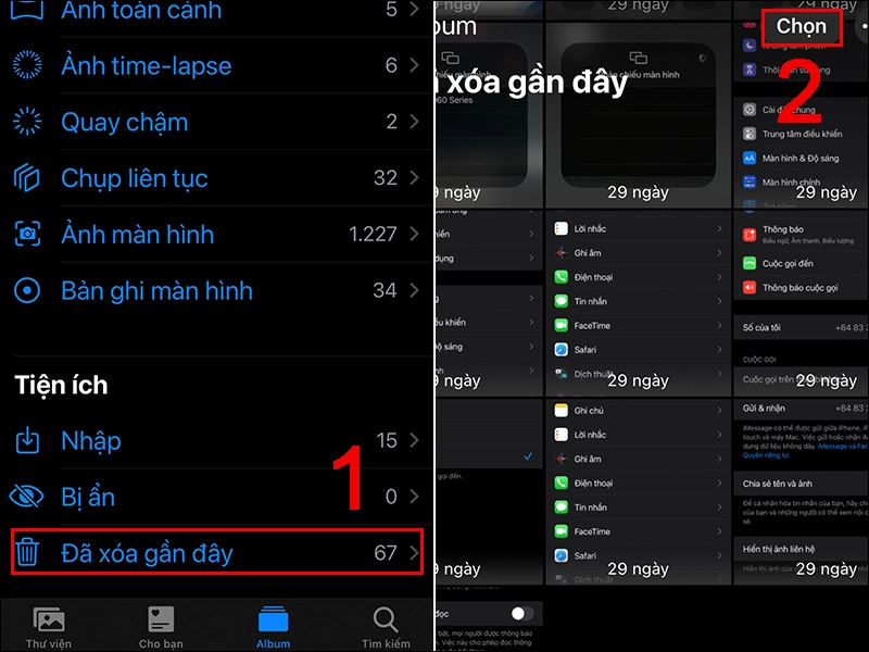 Xoá vĩnh viễn các mục không dùng tới