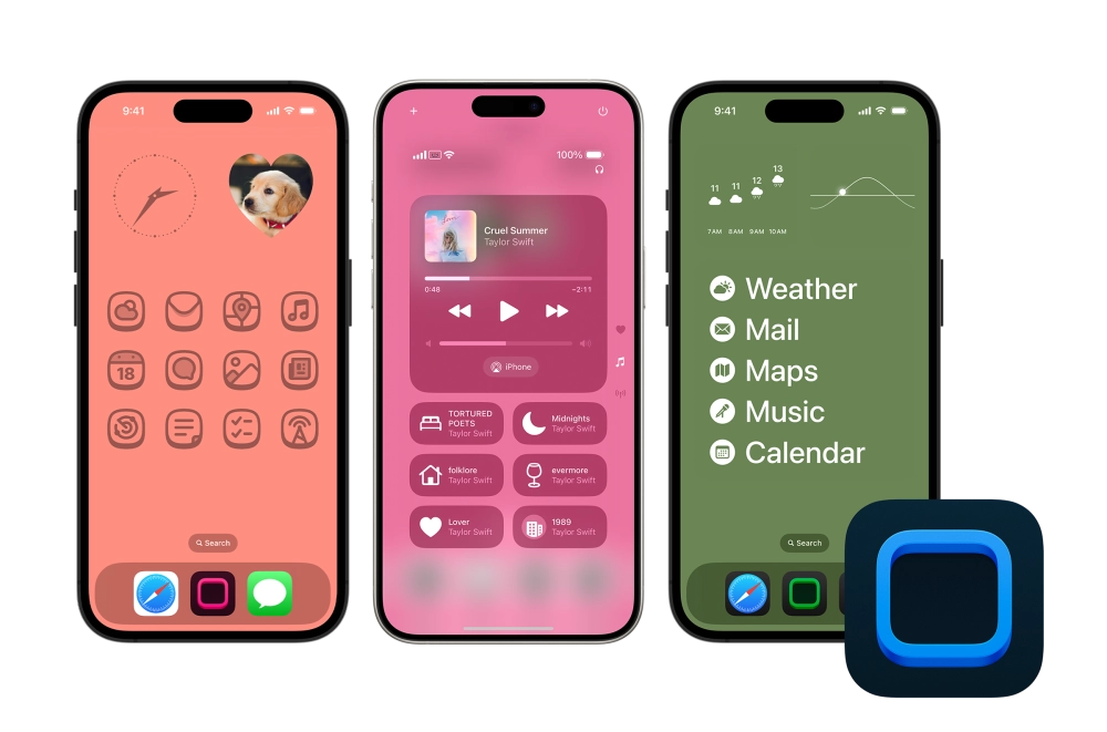 Tùy chỉnh widget và phối màu theo ý thích của bạn